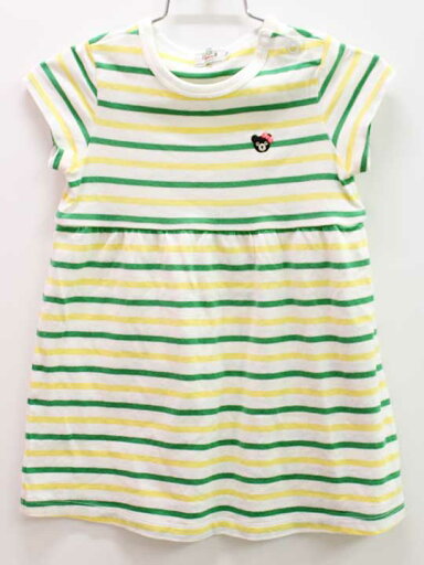 【夏SALE!】♪ミキハウスダブルB/MIKIHOUSE DOUBLE.B♪90cm 半袖ワンピース 白×黄色系【中古】子供服 キッズ kids ベビー服 baby 女の子 夏 onepi 526042 【夏SALE!】♪ミキハウスダブルB/MIKIHOUSE DOUBLE.B♪90cm 半袖ワンピース 白×黄色系【中古】子供服 キッズ kids ベビー服 baby 女の子 夏 onepi 526042