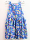 【夏SALE!】♪ラルフローレン/Ralph Lauren♪115cm ノースリーブワンピース ブルー系【中古】子供服 キッズ kids 女の子 夏 onepi 316042