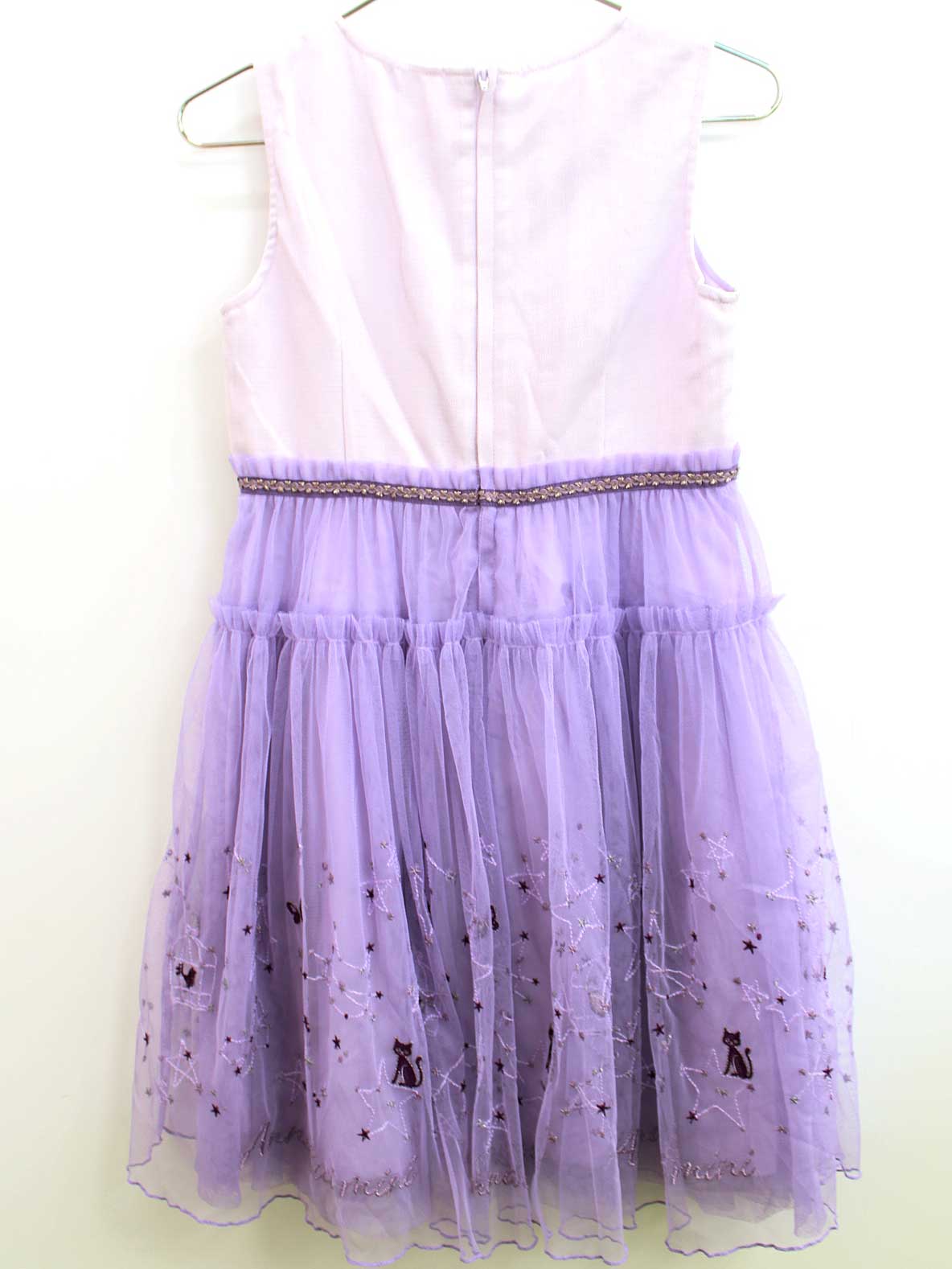 【SALE!】♪アナスイミニ/ANNA SUI mini♪135cm ドレスワンピース ラベンダー フォー...