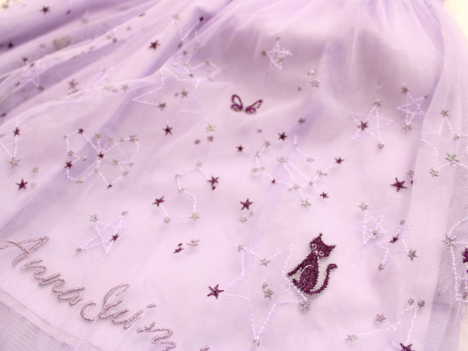 【SALE!】♪アナスイミニ/ANNA SUI mini♪135cm ドレスワンピース ラベンダー フォー...