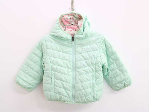 コロンビア リバーシブルブルゾン 90cm キッズ 女児 パステルグリーン&パステルグリーン×ピンク【中古】【新入荷】♪ コロンビア リバーシブルブルゾン 90cm キッズ 女児 パステルグリーン&パステルグリーン×ピンク【中古】【新入荷】♪