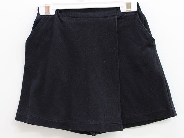 ミキハウス ラップキュロット 110cm キッズ 女児 紺 お受験【中古】【新入荷!】♪