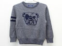 【楽天スーパーSALE!】♪ラルフローレン/Ralph Lauren♪110cm ニット/セーター グレー×紺【中古】子供服 キッズ kids 男の子 秋冬 409032