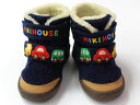 【秋物 新入荷!】♪ミキハウス/mikihouse♪13cm ブーツ/シューズ/靴 紺系【中古 USED】子供 キッズ kids ベビー baby 男の子 秋冬 120132