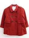 ♪バーバリー/BURBERRY♪92cm コート エンジ【中古】子供服 キッズ kids ベビー服 baby 女の子 冬 701132