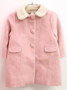 ♪キャラメル/caramel♪90cm コート ピンク【中古】子供服 キッズ kids ベビー服 baby 女の子 冬 121132 otr