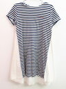 ♪イル グッフォ/IL GUFO♪138cm 半袖ワンピース 紺×白【中古】子供服 キッズ kids 女の子 夏 onepi 715042(4)