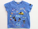 【夏SALE!】♪ミキハウスダブルB/MIKIHOUSE DOUBLE.B♪70cm 半袖Tシャツ/半袖カットソー 青 Bくん【中古】子供服 キッズ kids ...