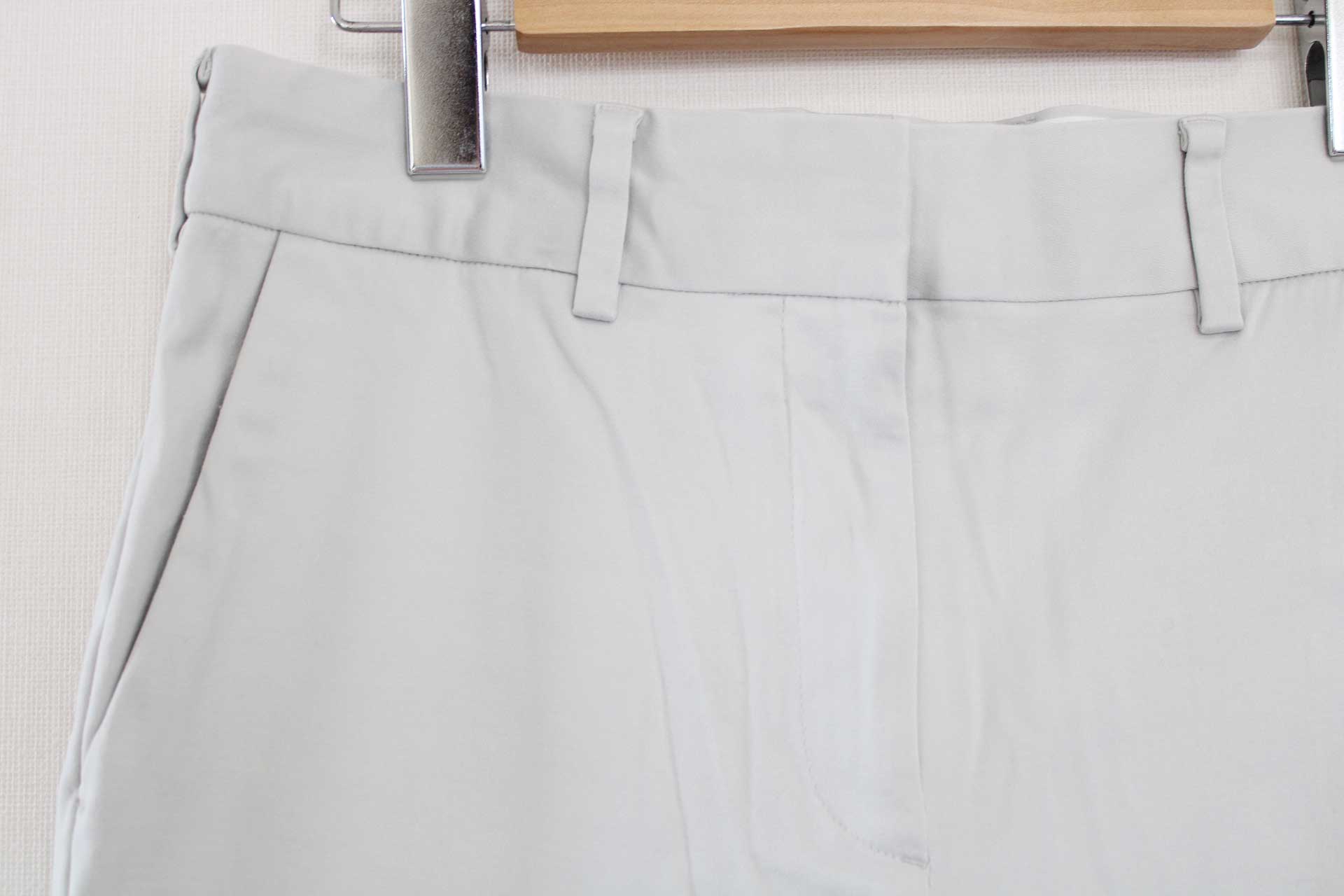 【SALE】●DES PRES/デ・プレ●コットンレーヨンストレッチシガレットパンツ/ロングパンツ/長ズボン/クロップド丈 ライトベージュ レディース 36 春夏【中古】821052