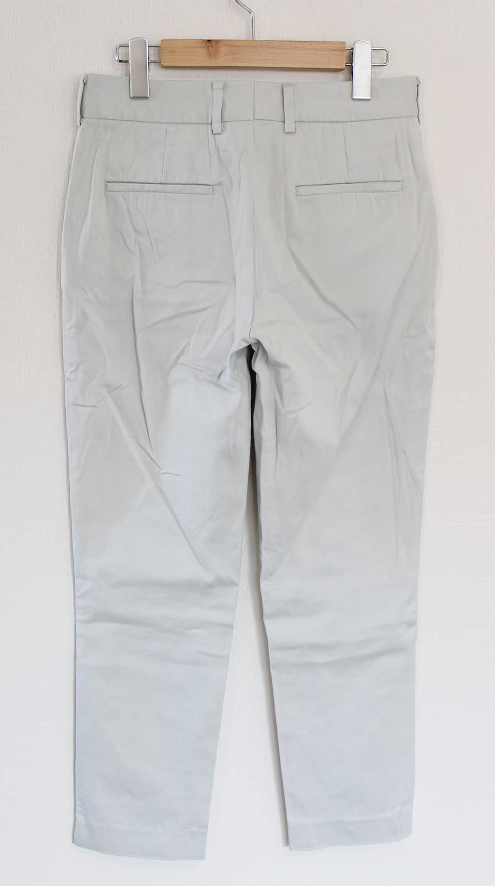 【SALE】●DES PRES/デ・プレ●コットンレーヨンストレッチシガレットパンツ/ロングパンツ/長ズボン/クロップド丈 ライトベージュ レディース 36 春夏【中古】821052