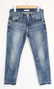 ●RED CARD TOKYO/レッドカード●カットオフクロップドデニムパンツ/25406/Gパン/ジーンズ/ロングパンツ/長ズボン/ インディゴブルー/青 レ...