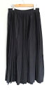【夏SALE】マカフィー CHINO PLEATS ロングプリーツスカート 36 レディース ブラック/黒【中古】 ●