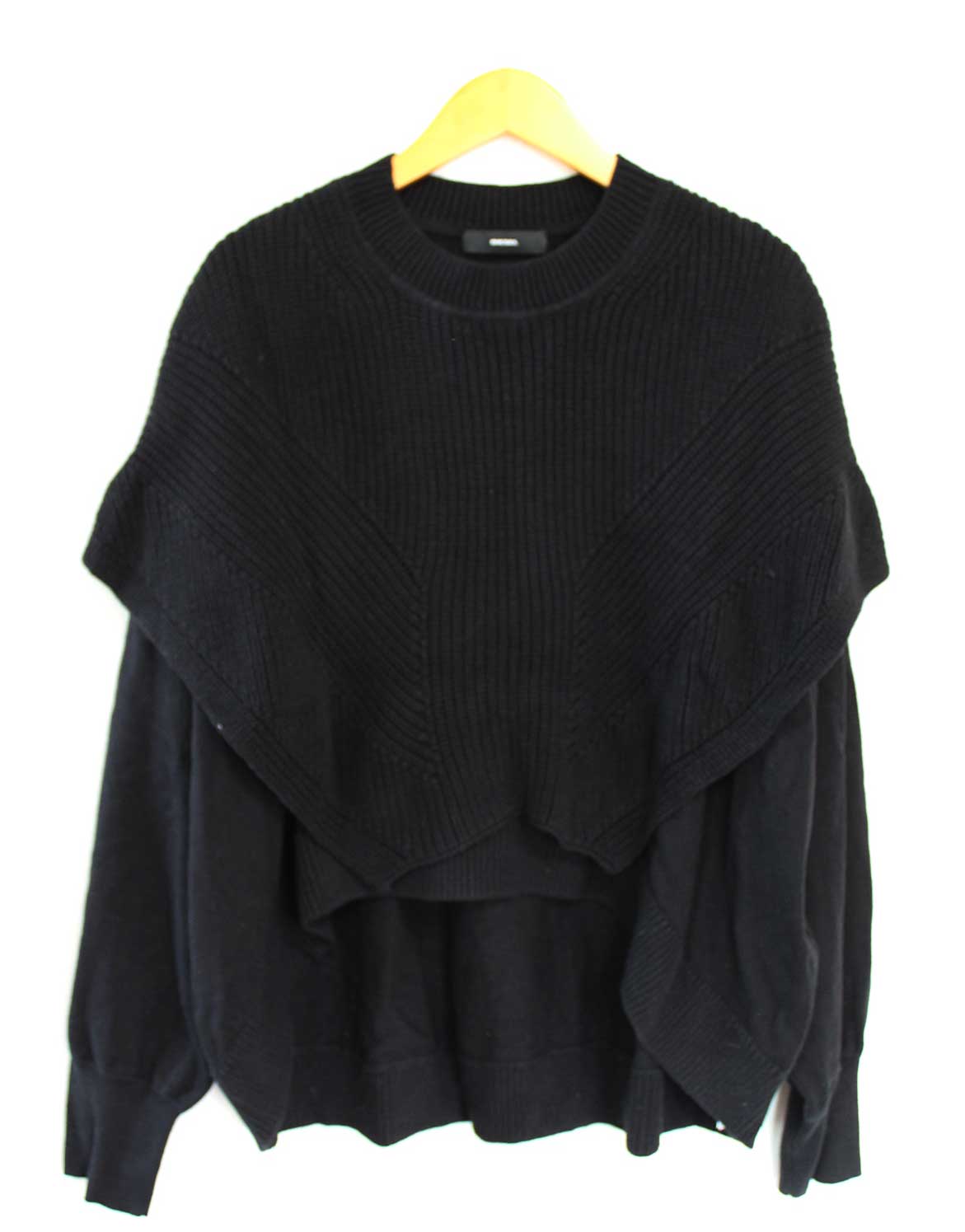 ディーゼル ニット レディース S ブラック/黒【中古】●