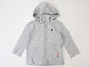 【値下げ!】●ミキハウスダブルB/MIKIHOUSE DOUBLE.B●90cm パーカー グレー【中古】子供服 キッズ kids ベビー服 baby 男の子 春秋 412022 tops