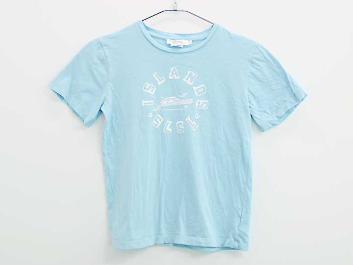 Short Sleeves - ボンポワン 半袖カットソー 152cm キッズ 女児 水色【中古】■
