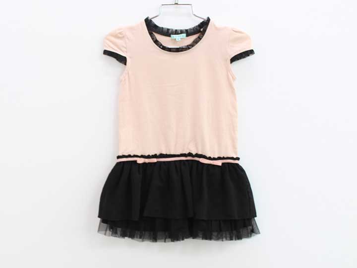 Short Sleeves - トッカ 半袖ワンピース 90cm キッズ 女児 ピンク【中古】■