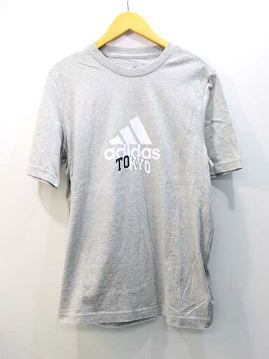 【値下げ】◇adidas/アディダス◇プリントTシャツ/カットソー/プルオーバー/スポーツ/半袖 グレー/灰色 メンズ S【中古】春夏秋冬 204042 【値下げ】◇adidas/アディダス◇プリントTシャツ/カットソー/プルオーバー/スポーツ/半袖 グレー/灰色 メンズ S【中古】春夏秋冬 204042