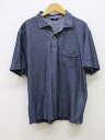 【夏SALE】■23区/ニジュウサンク■半袖ポロシャツ/半袖 ネイビー/紺 メンズ 2L【中古】夏 514042