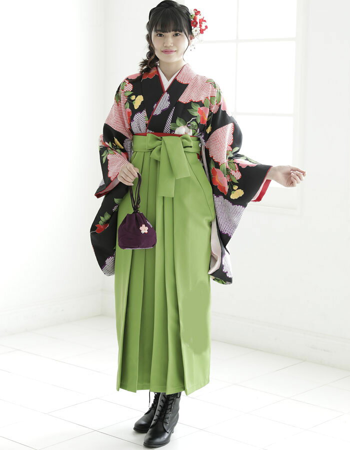 卒業式 袴セット 袴 小学校 小学生 ジュニア 女の子 大学生 レディース 女性 二尺袖 着物 袴 セット ミサヤマ ブランド 袴6点セット 29 販売 購入