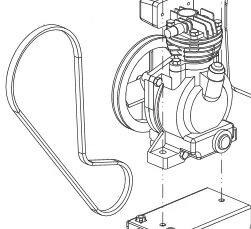 コンプレッサーベルト#89-6111-003903