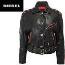 ★DIESEL ディーゼル レディース★羊革 本革 ラムレザ...