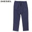 ■DIESEL ディーゼル メンズ■ウエストゴム フリンジライン ウール混 アンクル丈 スラックスパンツ【P-EAGAR】【W26〜34】【ネイビー】die-m-p-b8-138 《メーカー希望小売価格38,500円》