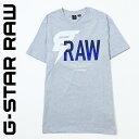 ジースター ロゥ 服 メンズ ■G-Star RAW ジースターロウ メンズ■ロゴプリント 薄手 半袖Tシャツ カットソー【QULADE RT S/S】【サイズXS～XL】【グレー】gst-m-t-c3-415 《_メーカー希望小売価格5,500円》