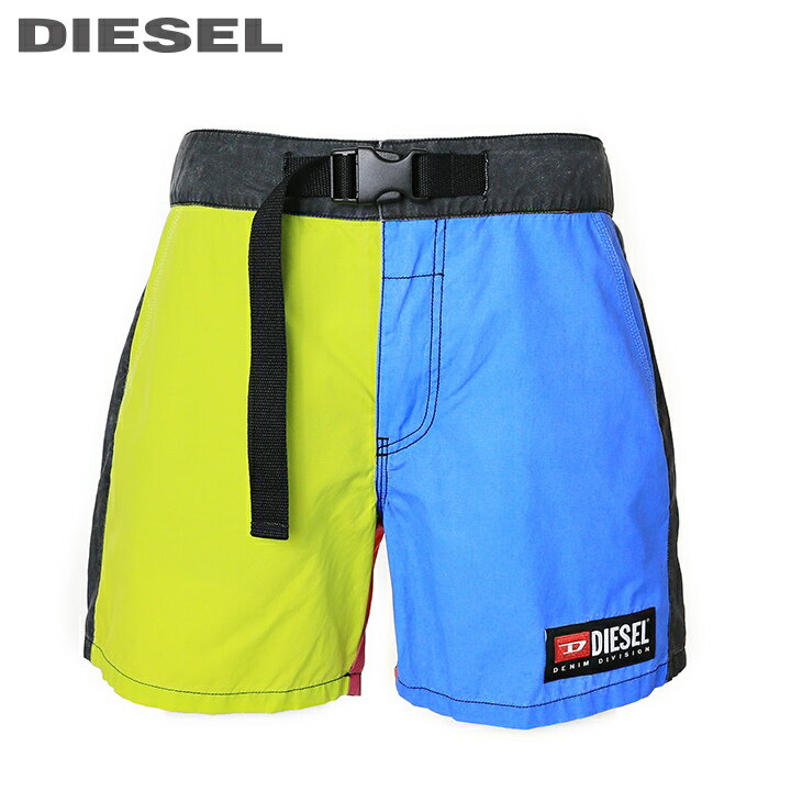 ■DIESEL ディーゼル メンズ■配色切替 メンズ水着 男性水着 サーフトランクス サーフパンツ 海パン ビーチウェア スイムウェア【BMBX-WAVE-F】【サイズS〜L】【マルチ】die-m-c-c4-906 《メーカー希望小売価格17,380円》のサムネイル