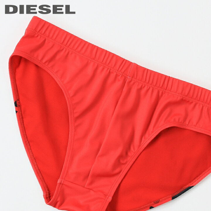 ■DIESEL ディーゼル メンズ■バックロゴプリント メンズ水着 男性水着 ブリーフタイプ ビキニパンツ 海パン ビーチウェア スイムウェア【BMBR-JACK】【サイズS〜L】【レッド】die-m-c-d4-204 《メーカー希望小売価格9,680円》/234/のサムネイル