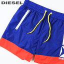 ■DIESEL ディーゼル メンズ■フロントジップポケット メンズ水着 男性水着 ショートトランクス サーフパンツ 海パン ビーチウェア スイムウェアdie-m-c-d4-229 《メーカー希望小売価格17,380円》