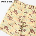 ■DIESEL ディーゼル メンズ■カモフラージュ柄 迷彩柄 コットン ショートパンツ ハーフパンツdie-m-p-d4-231 《メーカー希望小売価格21,780円》