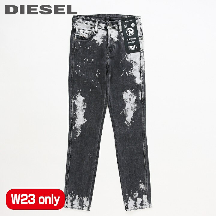 ディーゼル ジーンズ レディース ★DIESEL ディーゼル レディース★スプラッシュブリーチ加工 ストレッチ スリム ジーンズ デニム パンツ【BABHILA-SP5】【W23】【L32】【ブラック系】die-l-p-e4-318 die-l-p-e4-319《メーカー希望小売価格35,200円》