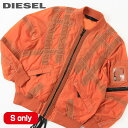 ■DIESEL ディーゼル メンズ■ボールペン付き 薄手 ジップアップ ブルゾンジャケット【J-OLIVE】【サイズS】【オレンジ】die-m-o-e4-033 die-m-o-e4-034《メーカー希望小売価格49,500円》