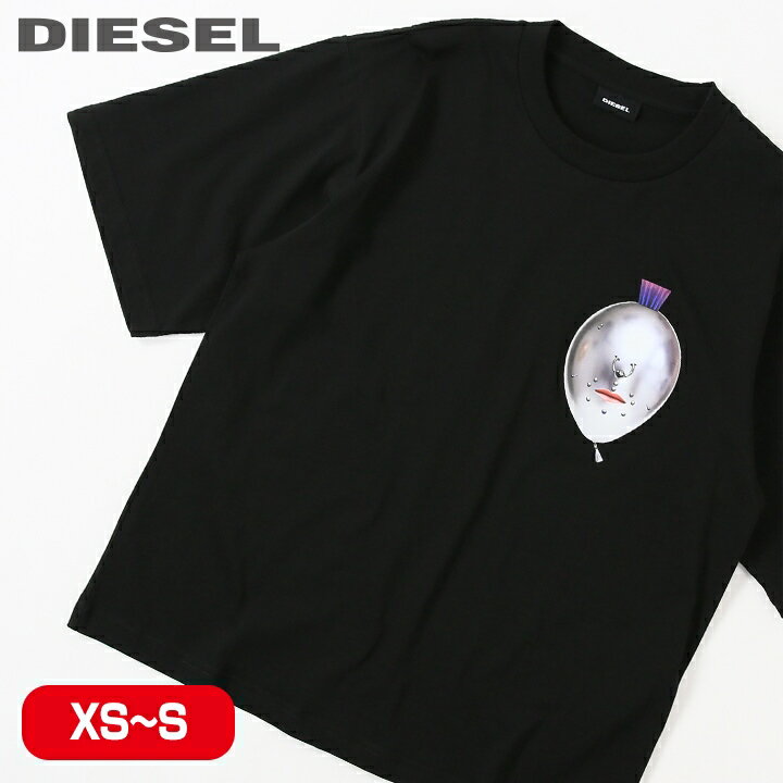 ■DIESEL ディーゼル メンズ■グラフィックプリント クルーネック 半袖Tシャツ カットソー【T-DELPHI-E2】【サイズXS・S】【2サイズ程大きめのサイズ感】【ブラック】die-m-t-e4-455 die-m-t-e4-456《メーカー希望小売価格19,800円》のサムネイル