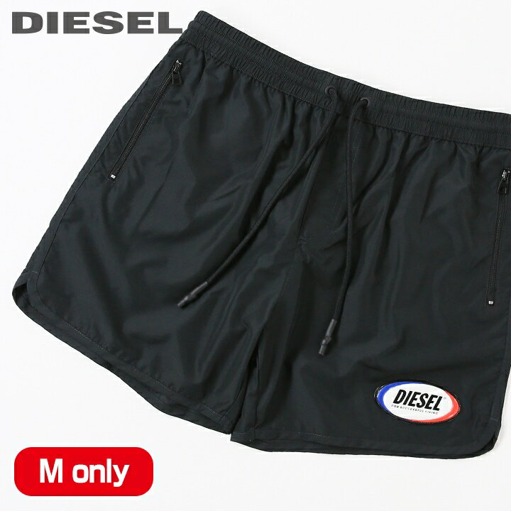 ■DIESEL ディーゼル メンズ■ラバーロゴパッチ メンズ水着 男性水着 ショートボクサー サーフパンツ 海パン ビーチウェア スイムウェア【BMBX-REEF-40】【サイズM】【ブラック】die-m-c-e4-930 die-m-c-e4-929《_メーカー希望小売価格14,080円》