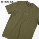 ■DIESEL ディーゼル メンズ■ラバープリント クルーネック コットン 半袖Tシャツ カットソーdie-m-t-e4-412 《メーカー希望小売価格15,400円》