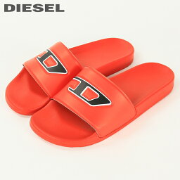 ディーゼル サンダル （メンズ） ■DIESEL ディーゼル メンズ■Dロゴ スライドサンダル シャワーサンダル 靴【SA-MAYEMI D】【日本サイズ27.0／28.5】【レッド】die-m-k-f0-601 《_メーカー希望小売価格8,800円》