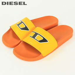 ディーゼル サンダル （メンズ） ■DIESEL ディーゼル メンズ■Dロゴ スライドサンダル シャワーサンダル 靴【SA-MAYEMI D】【日本サイズ25.5／28.5】【オレンジ】die-m-k-f0-602 《_メーカー希望小売価格8,800円》