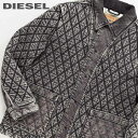 【売り尽くし】■DIESEL ディーゼル メンズ■ヴィンテージウォッシュ加工 ボクシーフィット キルティング デニムジャケット【D-ROLK-FS1】【サイズS～XXL】【ブラック】die-m-o-f1-401 《メーカー希望小売価格187,000円》