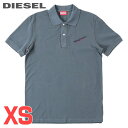 ■DIESEL ディーゼル メンズ■ロゴプリント 鹿の子 半袖ポロシャツ【T-SMITH-IND】【サイズXS】【グレー】die-m-t-f4-300 《メーカ...
