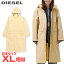 ★DIESEL ディーゼル レディース★オーバルDバックロゴ スプリングコート フーデッドロングコート【J-LUI..