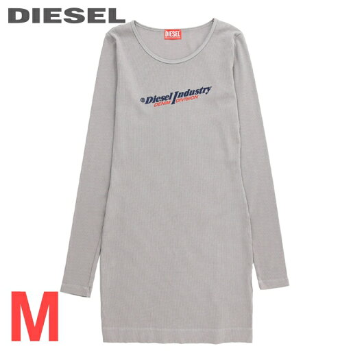 ★DIESEL ディーゼル レディース★スリムフィット ボートネック 長袖 ミニ丈 カットソーワンピース【D-TANK-LS-IND】【サイズM】【グレー】die-l-t-f4-6fk 《メーカー希望小売価格27,500円》 ★DIESEL ディーゼル レディース★スリムフィット ボートネック 長袖 ミニ丈 カットソーワンピース【D-TANK-LS-IND】【サイズM】【グレー】die-l-t-f4-6fk 《メーカー希望小売価格27,500円》