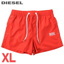 ■DIESEL ディーゼル メンズ■ロゴ刺繍 メンズ水着 男性水着 ショートトランクス サーフパンツ 海パン ビーチウェア スイムウェア【BMBX-SANDYNEW】【サイズXL】【レッド】die-m-c-f4-c0e 《_メーカー希望小売価格11,880円》(4)