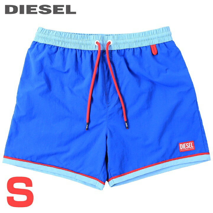 ■DIESEL ディーゼル メンズ■ワンポイントロゴ メンズ水着 男性水着 ショートトランクス サーフパンツ 海パン ビーチウェア スイムウェア【BMBX-WAVE-B】【サイズS】【ブルー】die-m-c-f4-c27 《_メーカー希望小売価格14,080円》