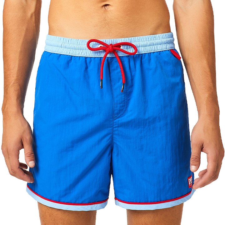 ■DIESEL ディーゼル メンズ■ワンポイントロゴ メンズ水着 男性水着 ショートトランクス サーフパンツ 海パン ビーチウェア スイムウェア【BMBX-WAVE-B】【サイズS】【ブルー】die-m-c-f4-c27 《_メーカー希望小売価格14,080円》