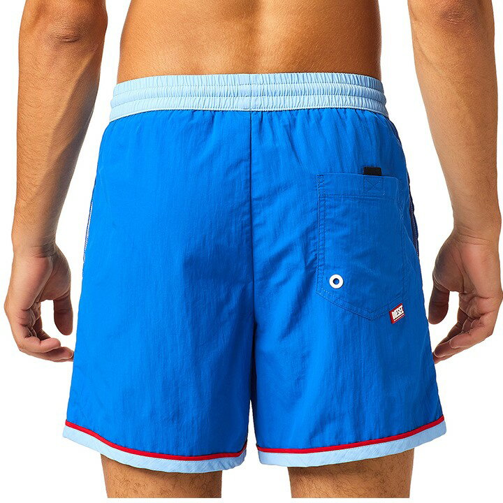 ■DIESEL ディーゼル メンズ■ワンポイントロゴ メンズ水着 男性水着 ショートトランクス サーフパンツ 海パン ビーチウェア スイムウェア【BMBX-WAVE-B】【サイズS】【ブルー】die-m-c-f4-c27 《_メーカー希望小売価格14,080円》