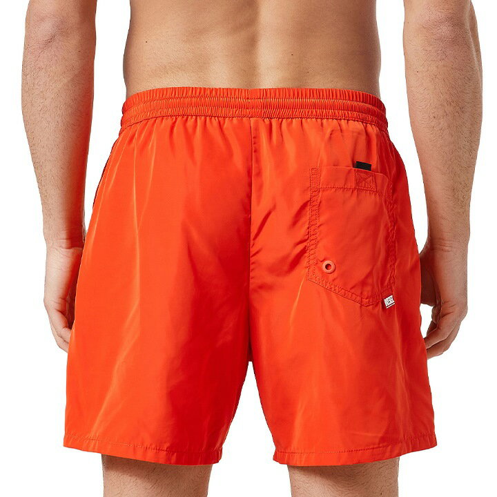 ■DIESEL ディーゼル メンズ■ラバーロゴパッチ メンズ水着 男性水着 ショートトランクス サーフパンツ 海パン ビーチウェア スイムウェア【BMBX-CAYBAY-X】【サイズM】【オレンジ】die-m-c-f4-c58 《_メーカー希望小売価格14,080円》