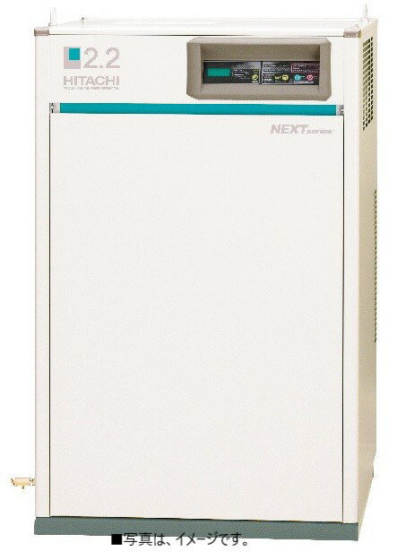 日立 1馬力 PO-0.75PP 200V 無給油式 圧力開閉器式 パッケージ コンプレッサー ベビコン ヒタチ HITACHI