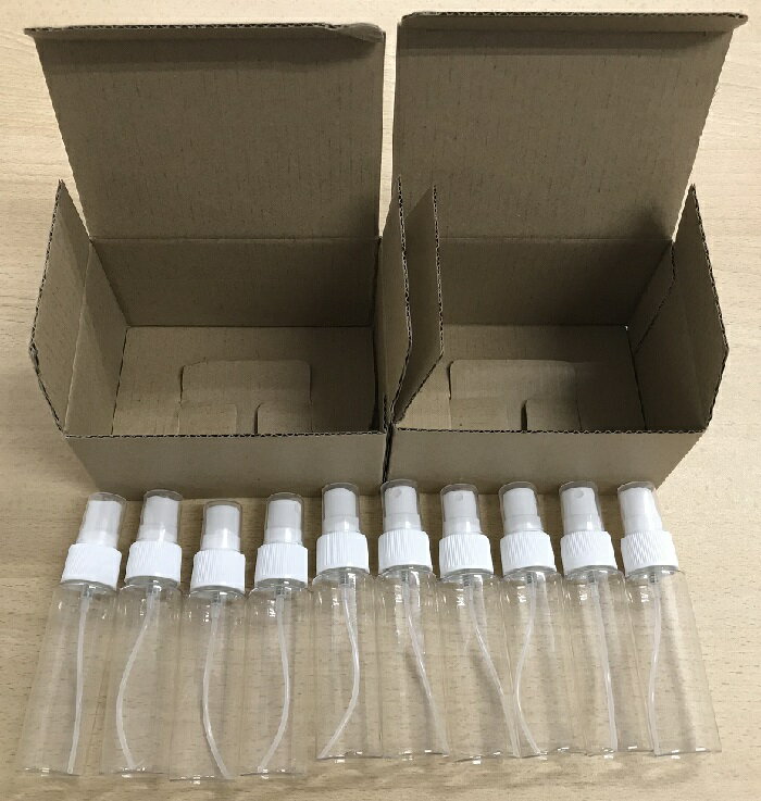 楽天スーパーSALE　在庫あり スプレーボトル 30ml 【10本セット】 空ボトル スプレー容器 ミストスプレー 小分け 詰替え 携帯 旅行 外出用