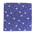 【選べる3点1155円】【モダン柄】「un duex」シャンタン小風呂敷(日本製)50cm×50cm/綿100%(尺三巾)青色系【メール便OK】key-08